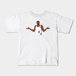 Gilbert Arenas Shrug Kids T-Shirt